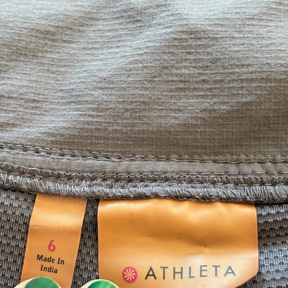 Athleta Golf Skort Womens Size 6 Gray Tennis Pickleball Stretch Classic Preppy - Picture 11 of 13
